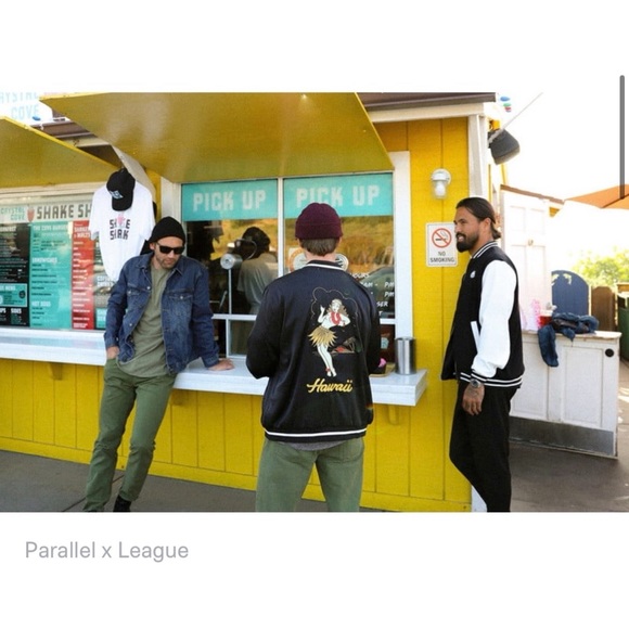 New Parallel x League Reversible Hawaii Jacket XL - Picture 4 of 9